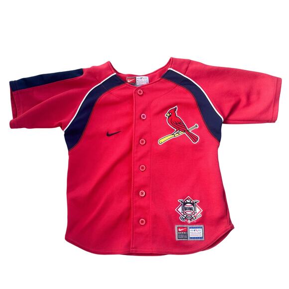 Nike Other - Nike MLB St. Louis Cardinals Button Down Jersey Size 4